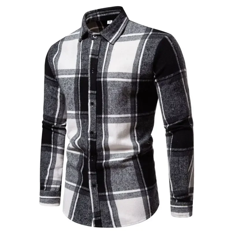 2023 Autumn/Winter New Men's Plaid Loose Fit Large Casual Fashion Personalized Versatile Long Sleeve Shirt Thickened Shirt
2023 Autumn/Winter New Men's Plaid Loose Fit Large Casual Fashion Personalized Versatile Long Sleeve Shirt Thickened Shirt