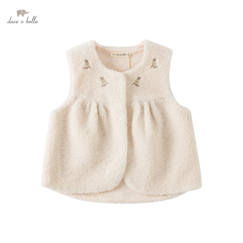 Dave Bella Baby Girls Autumn Winter Coat Girls Cotton Warm Pattern Vests Baby Kids Solid Sleeveless Tops DB3222845-1
Dave Bella Baby Girls Autumn Winter Coat Girls Cotton Warm Pattern Vests Baby Kids Solid Sleeveless Tops DB3222845-1