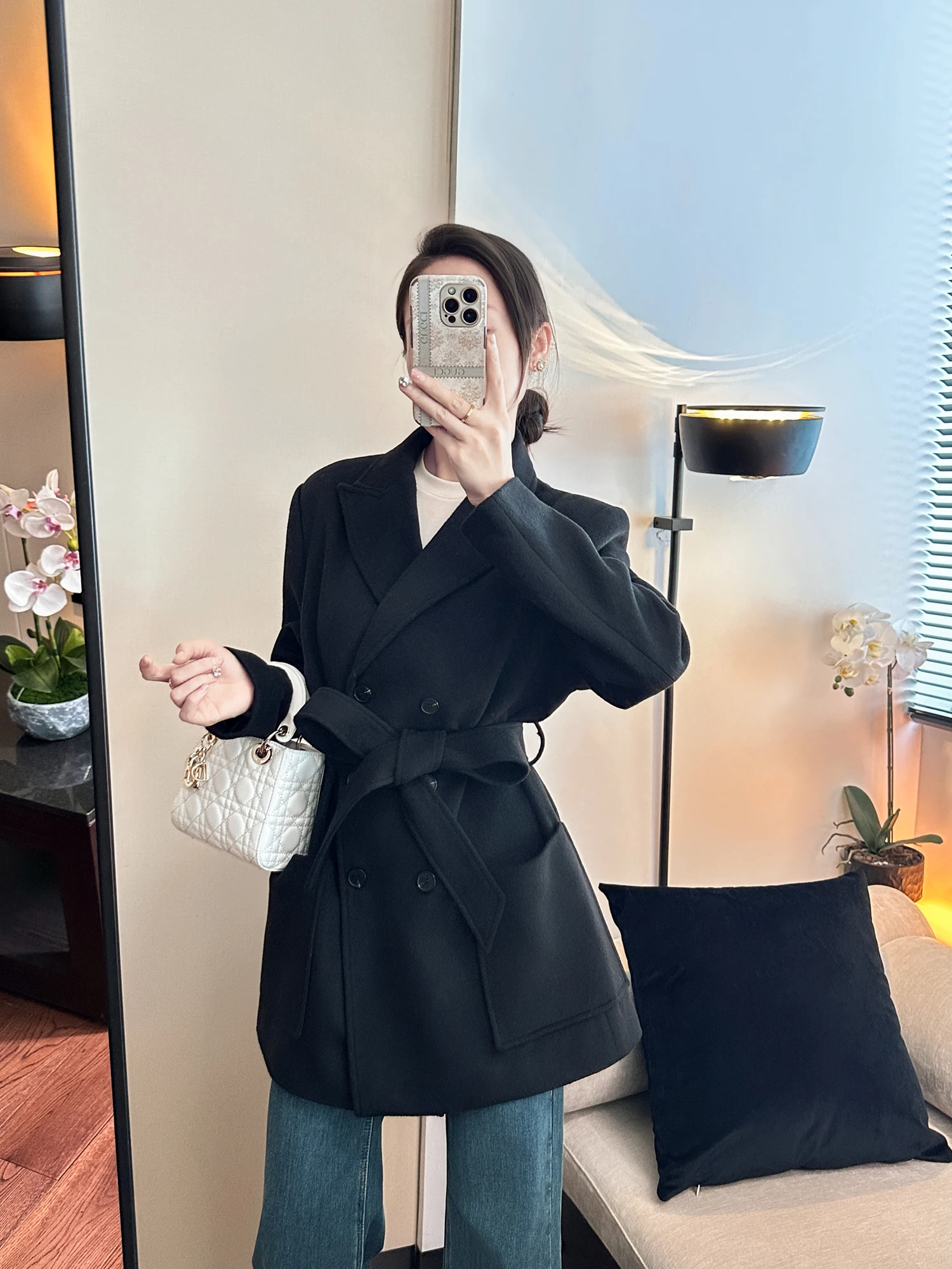 Двустороннее шерстяное пальто с поясом на талии от YOU SEE, скрывающее недостатки фигуры, для стильных деловых женщин в корейском стиле
Двустороннее шерстяное пальто с поясом на талии от YOU SEE, скрывающее недостатки фигуры, для стильных деловых женщин в корейском стиле