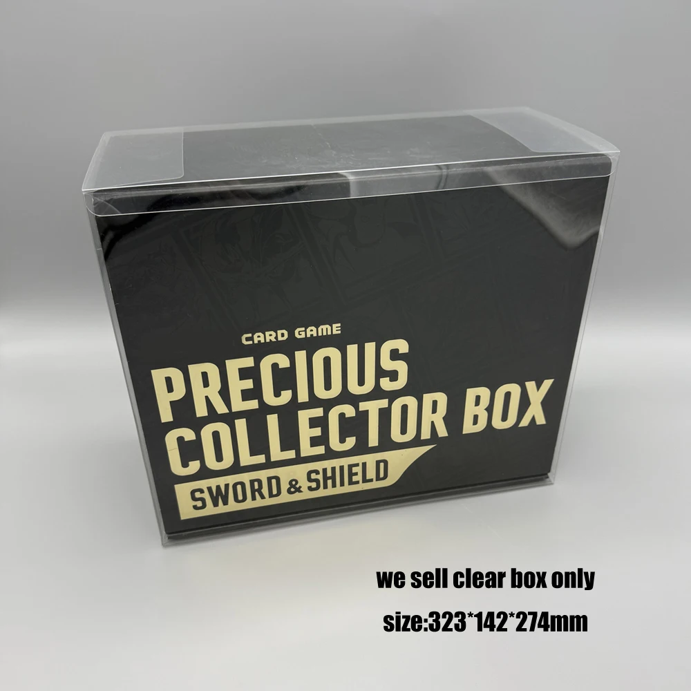 Transparent storage case PET box for PTCG Sword & Shield Precious collector box display protection box
Transparent storage case PET box for PTCG Sword & Shield Precious collector box display protection box