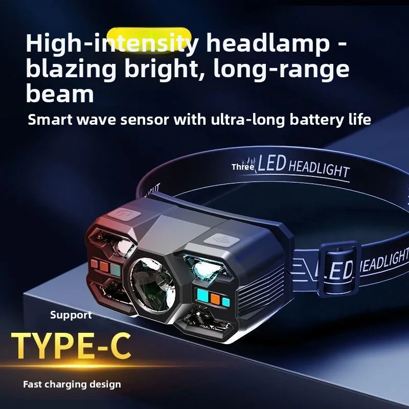 Headlamp2025New High Brightness Ultra Bright Long Battery Life Head-mounted Rechargeable Light Portable Fishing Special Light Ni
Headlamp2025New High Brightness Ultra Bright Long Battery Life Head-mounted Rechargeable Light Portable Fishing Special Light Ni
