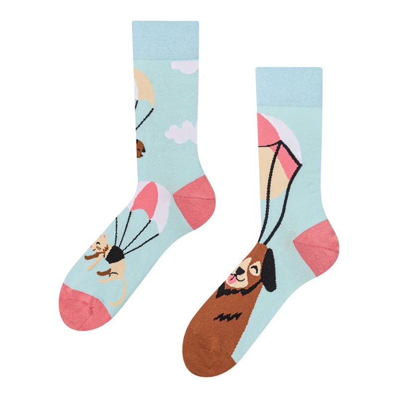 Funny Cat Dog Flying Kitty Puppy Cotton Unisex Socks Cute Cartoon AB Trend Crew Socks Women Men Novelty Skateboard Long Socks
Funny Cat Dog Flying Kitty Puppy Cotton Unisex Socks Cute Cartoon AB Trend Crew Socks Women Men Novelty Skateboard Long Socks