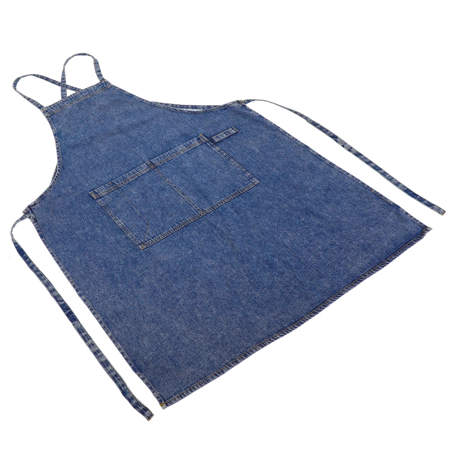 Thickened Denim Apron 70cm*120cm Cross Back Kitchen Cooking Women Adult Work Uniform Pockets Washable Multifunctional Home Chef
Thickened Denim Apron 70cm*120cm Cross Back Kitchen Cooking Women Adult Work Uniform Pockets Washable Multifunctional Home Chef