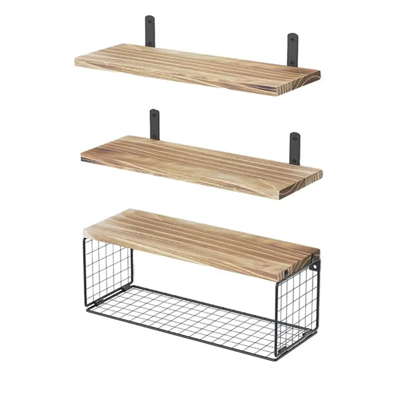 B52C Полки для ванной комнаты над унитазом, Плавающие настенные полки для ванной комнаты с проволочной корзиной, Полка для декора стен из дерева Прочный Easy Insta
B52C Полки для ванной комнаты над унитазом, Плавающие настенные полки для ванной комнаты с проволочной корзиной, Полка для декора стен из дерева Прочный Easy Insta