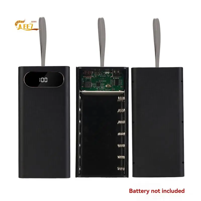 AEE7-22.5W DIY Power Bank Box с быстрой зарядкой и ЖК-дисплеем Съемный мобильный блок питания для батареи 28X18650 Внешний чехол
AEE7-22.5W DIY Power Bank Box с быстрой зарядкой и ЖК-дисплеем Съемный мобильный блок питания для батареи 28X18650 Внешний чехол