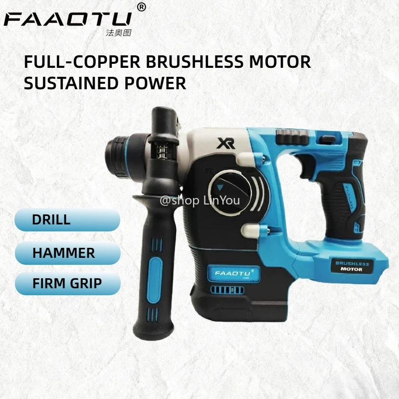 FAAOTU 18V/20V MAX SDS PLUS L Rotary Hammer Drill Brushless Cordless Impact Hammers Tool Only(no battery)
FAAOTU 18V/20V MAX SDS PLUS L Rotary Hammer Drill Brushless Cordless Impact Hammers Tool Only(no battery)