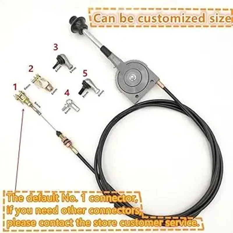 Bold Hand Throttle Controller Cable Auto Parts Sprinkler Diesel Truck Excavator Modification Custom Manual Throttle Cable
Bold Hand Throttle Controller Cable Auto Parts Sprinkler Diesel Truck Excavator Modification Custom Manual Throttle Cable