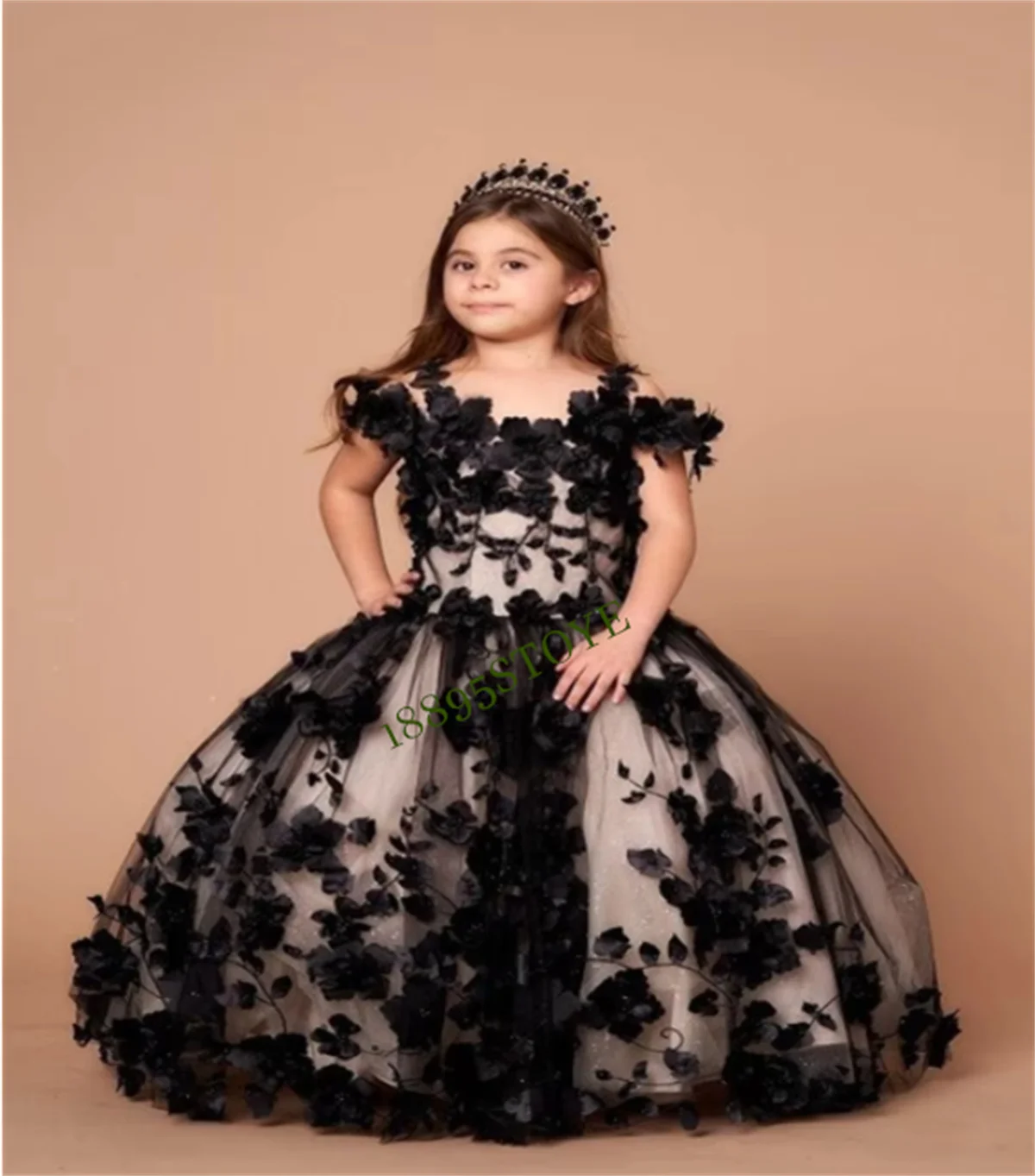 Custom made3D Lilac Decals Flower Girl Dresses Ball Gown Tulle Floral For Weddings Pageant Dresses Kids Baby Communion
Custom made3D Lilac Decals Flower Girl Dresses Ball Gown Tulle Floral For Weddings Pageant Dresses Kids Baby Communion