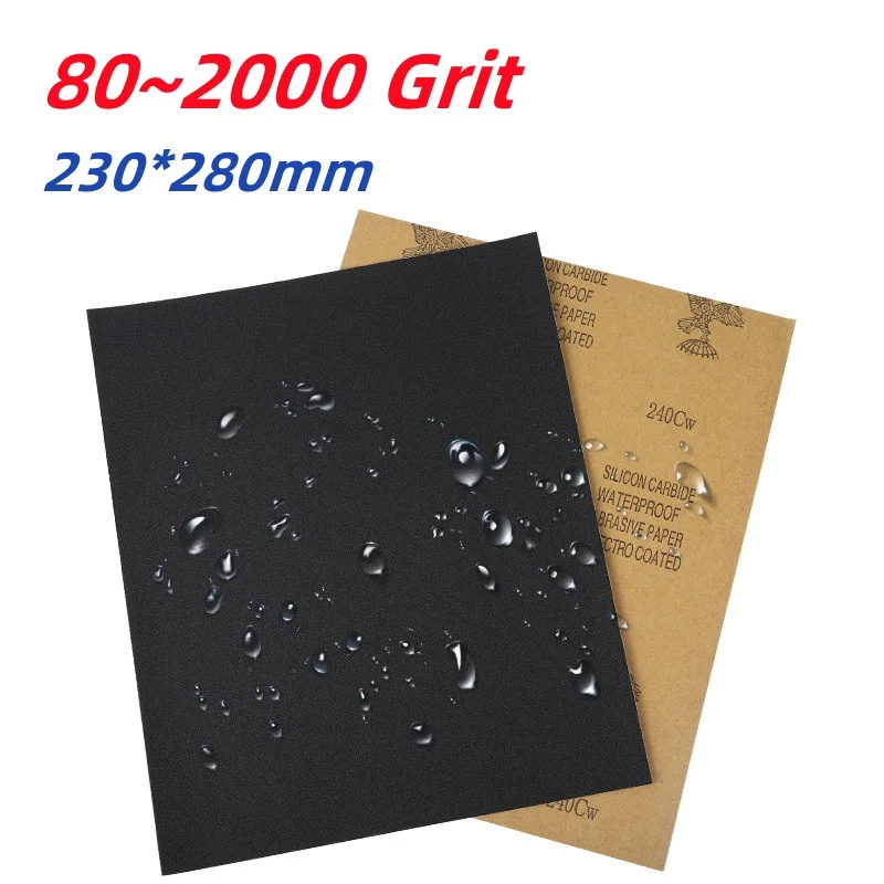 80~2000 Grit Sandpaper Wet & Dry Dual-Use Car Wood Sanding Polishing Silicon Carbide Water-Resistant Sandpaper Grinding Tools
80~2000 Grit Sandpaper Wet & Dry Dual-Use Car Wood Sanding Polishing Silicon Carbide Water-Resistant Sandpaper Grinding Tools