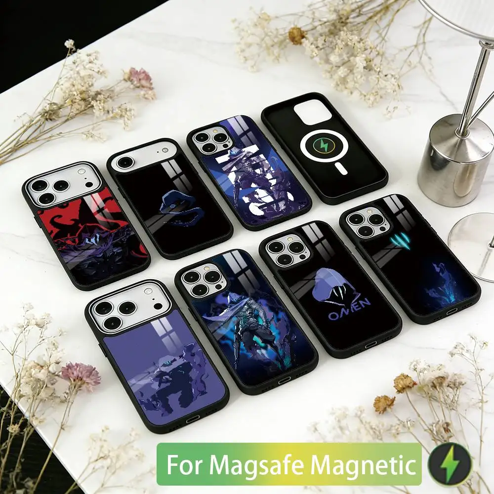 V-ValorantS O-Omen Phone Case For iPhone17,16,15,14,13,12,11 Plus,Pro Magnetic with Magsafe Wireless Charging
V-ValorantS O-Omen Phone Case For iPhone17,16,15,14,13,12,11 Plus,Pro Magnetic with Magsafe Wireless Charging