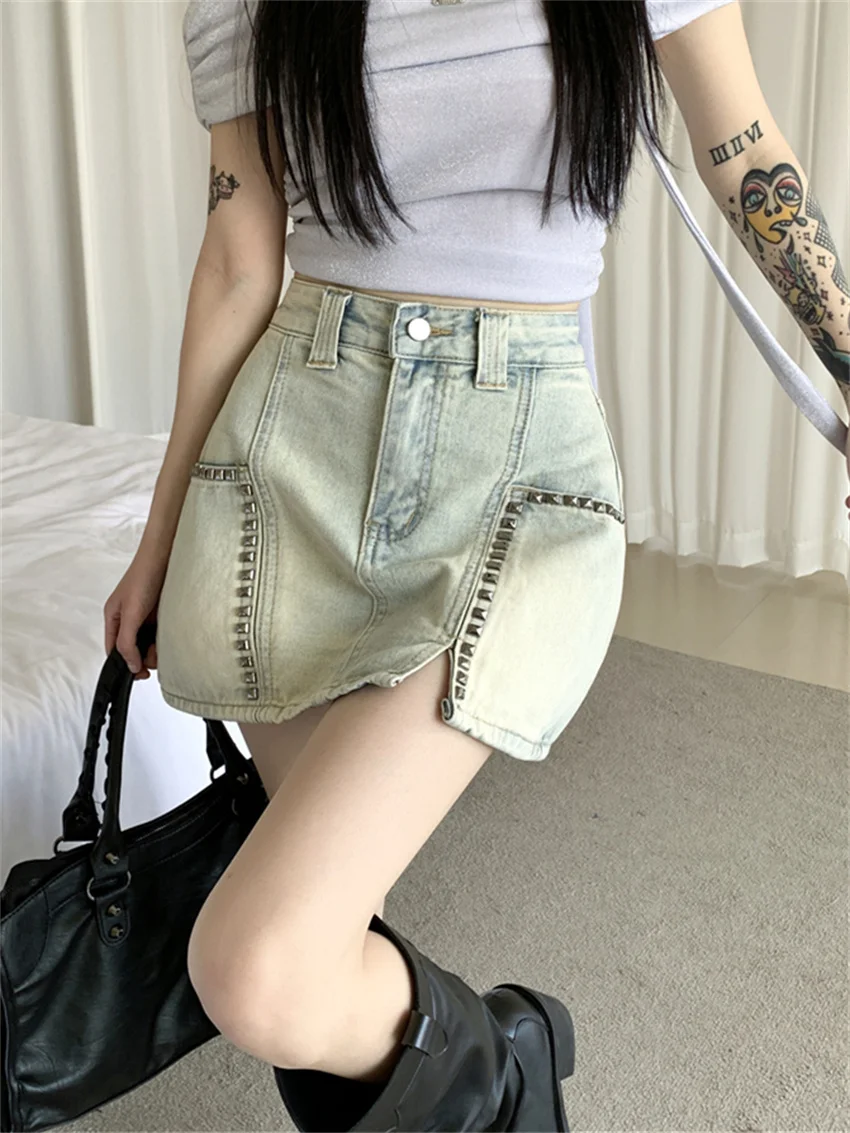 PLAMTEE Summer Mini Skirts Women Vintage Stylish Party Split Hot Girls 2023 New Office Lady Streetwear High Waist Bodycon Denim
PLAMTEE Summer Mini Skirts Women Vintage Stylish Party Split Hot Girls 2023 New Office Lady Streetwear High Waist Bodycon Denim
