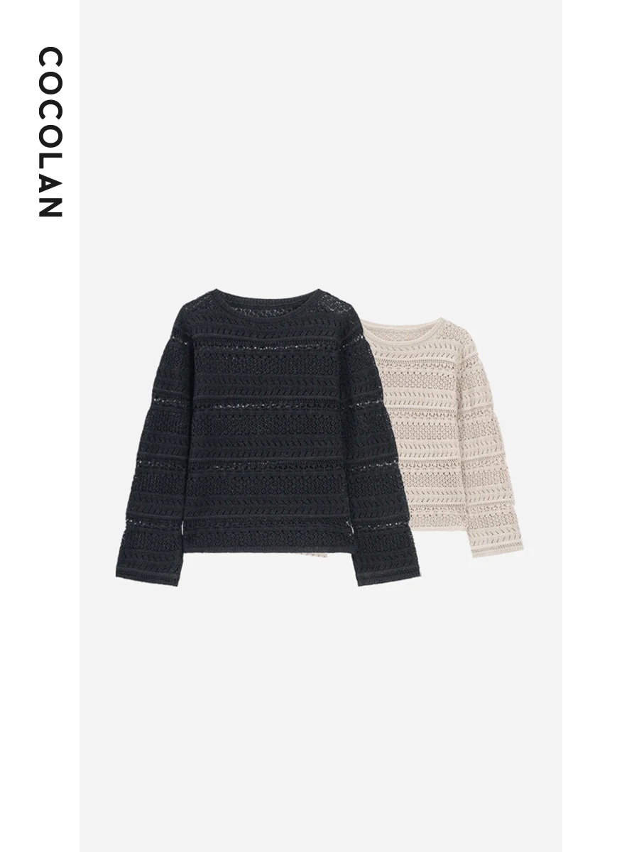 Весенняя новинка: женский вязаный топ с длинным рукавом и вырезами, защита от солнца, мягкая смесь полиэстера, комфортный свободный крой, круглый вырез горловины
Весенняя новинка: женский вязаный топ с длинным рукавом и вырезами, защита от солнца, мягкая смесь полиэстера, комфортный свободный крой, круглый вырез горловины