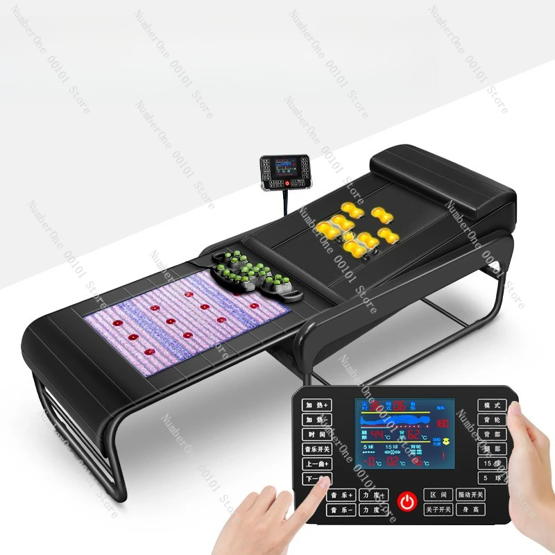 Voice voice-activated warm multi-functional physiotherapy bed health care jade massage bed household
Voice voice-activated warm multi-functional physiotherapy bed health care jade massage bed household