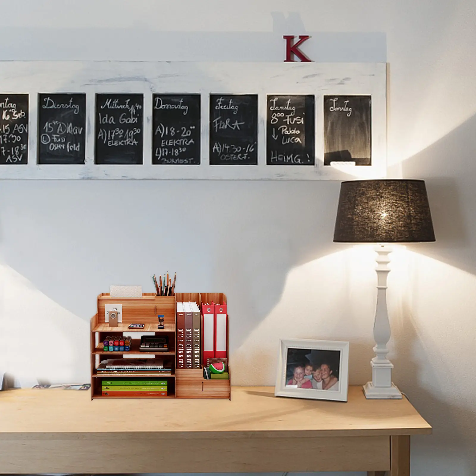 1Pcs Cherry Wood Storage Rack Compact Desktop Organizer for Bedroom Dormitory Living Room Stationery Holder Shelf
1Pcs Cherry Wood Storage Rack Compact Desktop Organizer for Bedroom Dormitory Living Room Stationery Holder Shelf