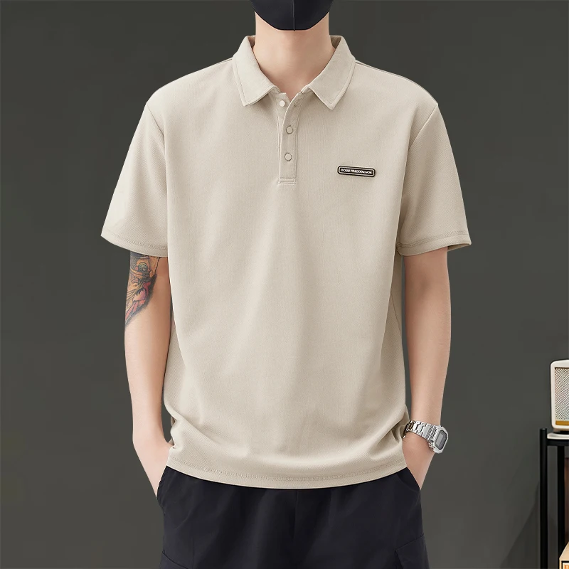 Summer Breathable Polo Shirt Short Sleeve Men's 2025 New Ice Silk Quick-Drng Lapel Half Sleeve T-shirt Casual Top Clothes
Summer Breathable Polo Shirt Short Sleeve Men's 2025 New Ice Silk Quick-Drng Lapel Half Sleeve T-shirt Casual Top Clothes