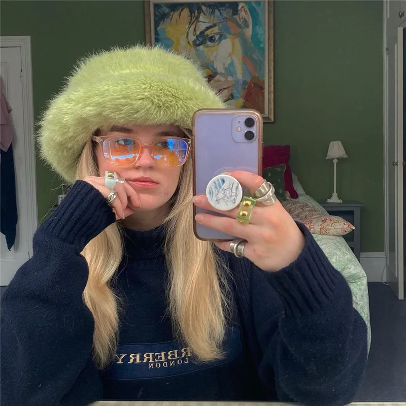 Winter New Fur Bucket Hats For Women Outdoor Warm Hat Soft Fleece Fisherman Cap Korean Fashion Chic Lady Panama Caps 2022
Winter New Fur Bucket Hats For Women Outdoor Warm Hat Soft Fleece Fisherman Cap Korean Fashion Chic Lady Panama Caps 2022