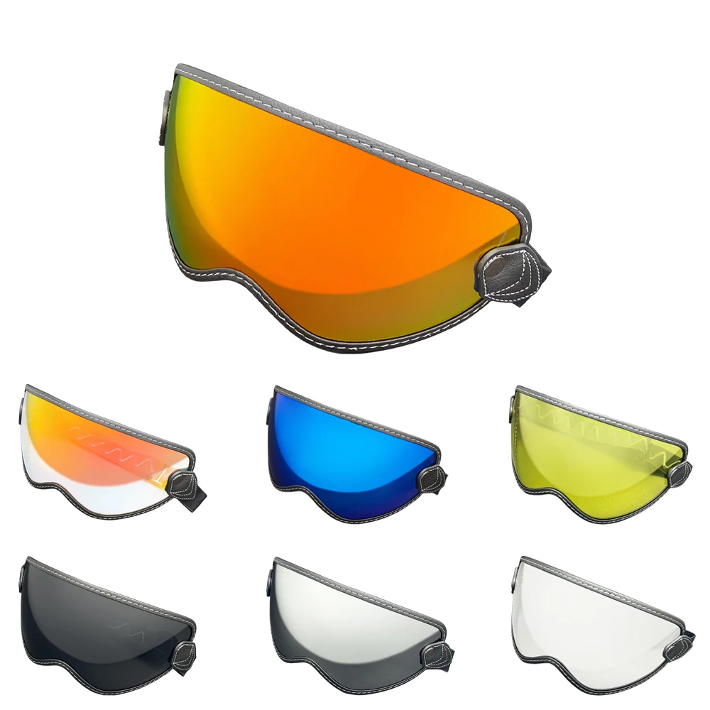 Универсальные ретро мотоциклетные очки с пузырьковым козырьком, линза с защитой от ультрафиолета, лобовое стекло, красочные для винтажных шлемов на половину лица
Универсальные ретро мотоциклетные очки с пузырьковым козырьком, линза с защитой от ультрафиолета, лобовое стекло, красочные для винтажных шлемов на половину лица