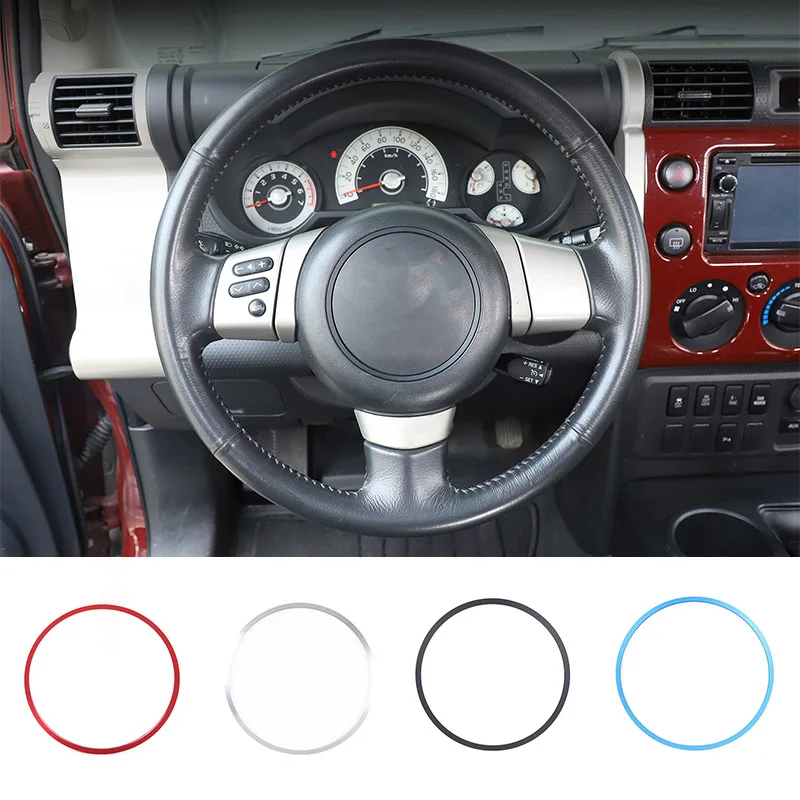 For Toyota FJ Cruiser 2007-2021 Aluminum Alloy Car Steering Wheel Center Ring Decorative Sticker Car Accessories
For Toyota FJ Cruiser 2007-2021 Aluminum Alloy Car Steering Wheel Center Ring Decorative Sticker Car Accessories