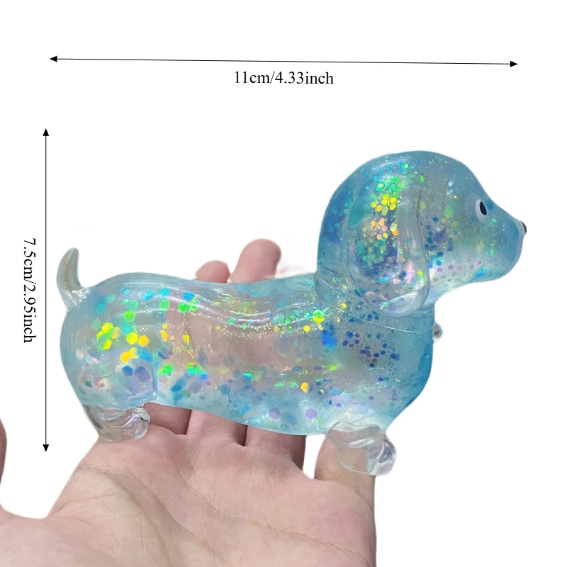 Sparkling Powder Sausage Dog Fidget Squishes Pinch Soft Maltose Texture Stress Relieving Toy Cute Puppy Slow Rising Squishy Toys
Sparkling Powder Sausage Dog Fidget Squishes Pinch Soft Maltose Texture Stress Relieving Toy Cute Puppy Slow Rising Squishy Toys