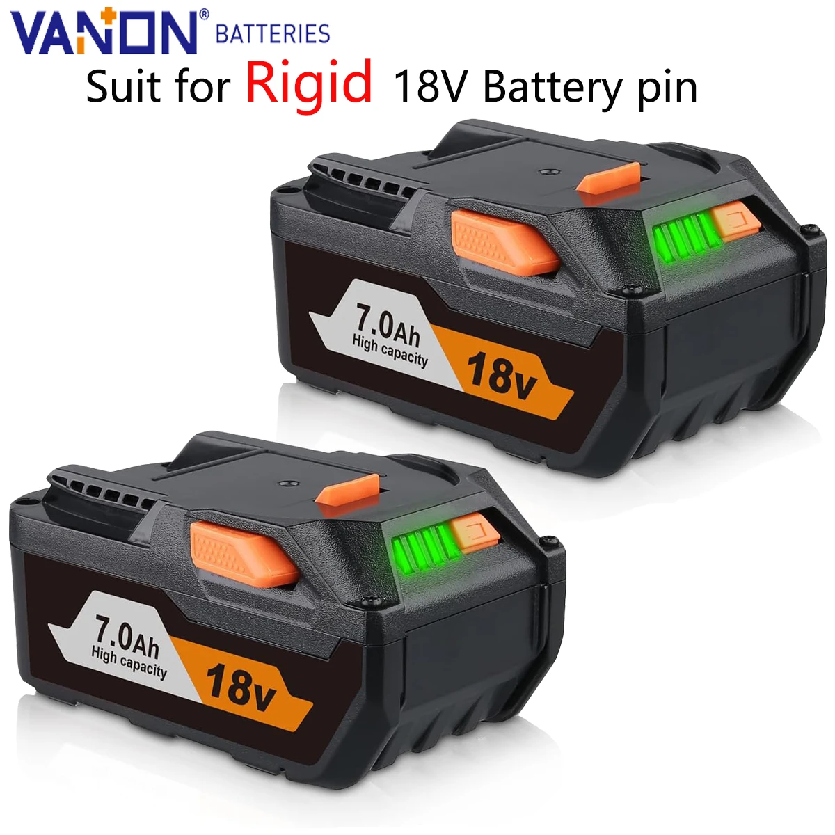 VANON 2x18 В R840087 7,0 Ач литиевая батарея, замена для Rigid R840086 R840084 R840083 AC840086 AC840085, аккумуляторный инструмент, штифт
VANON 2x18 В R840087 7,0 Ач литиевая батарея, замена для Rigid R840086 R840084 R840083 AC840086 AC840085, аккумуляторный инструмент, штифт