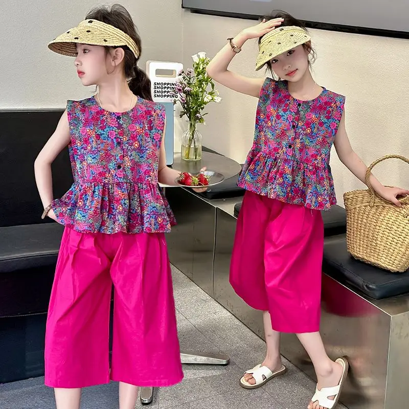 Boutique Kids Clothing Sets for Children Junior Girls' Children's Coat Top Bottom Set Clothes Summer Fashion Tweens Korean 2025
Boutique Kids Clothing Sets for Children Junior Girls' Children's Coat Top Bottom Set Clothes Summer Fashion Tweens Korean 2025
