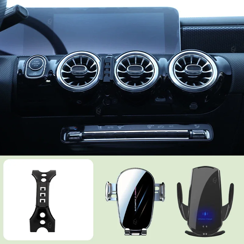 Car Mobile Phone Holder For Mercedes Benz CLA C118 2020-2024 Car Special Bracket Base Mobile Support Wireless Charging Bracket
Car Mobile Phone Holder For Mercedes Benz CLA C118 2020-2024 Car Special Bracket Base Mobile Support Wireless Charging Bracket