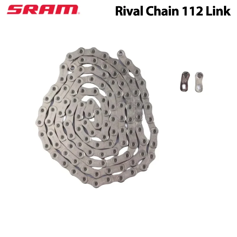 Sram Rival Chain 12s 112 Link Sliver Quickly Link Use For Both 1x and 2x eTap AXS Road Bike Chain 112L
Sram Rival Chain 12s 112 Link Sliver Quickly Link Use For Both 1x and 2x eTap AXS Road Bike Chain 112L