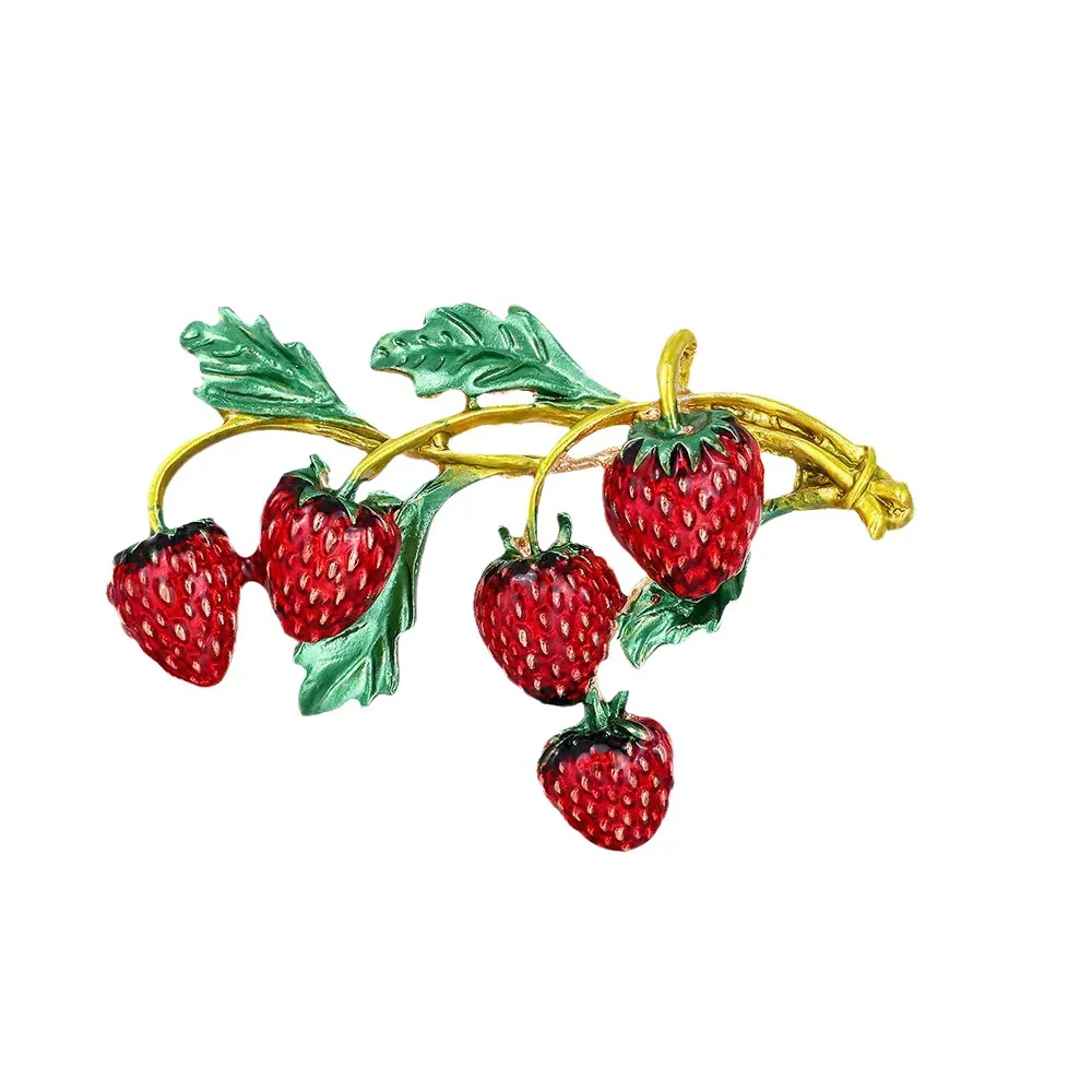 30pcs Red Enamel Strawberry Brooches for Women Alloy Oil Painted Bouquet Flower Weddings Party Office Casual Gifts Brooch Pins
30pcs Red Enamel Strawberry Brooches for Women Alloy Oil Painted Bouquet Flower Weddings Party Office Casual Gifts Brooch Pins