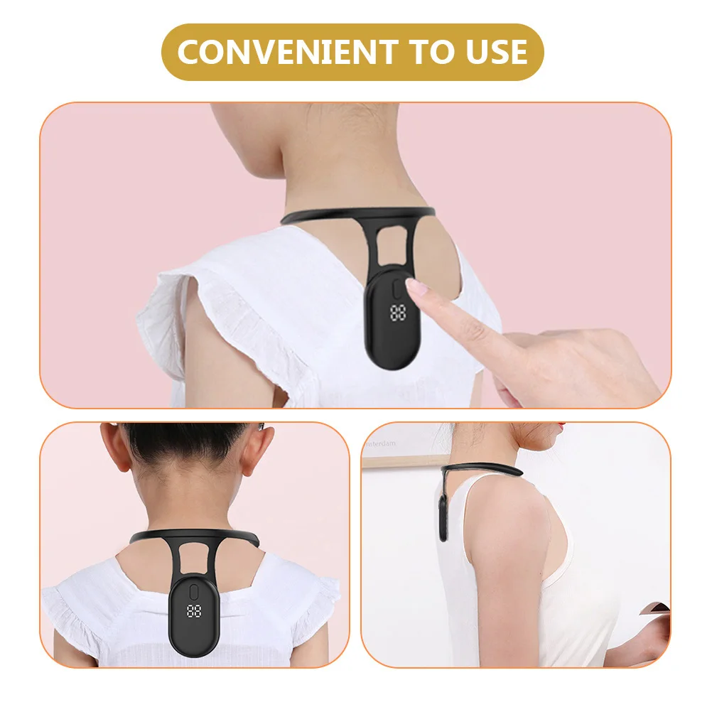 LCD Posture Corrector Black Teens Students Anti- Sensor Sitting Writing Correction Tool Portable Neck Hang Shoulder Guard
LCD Posture Corrector Black Teens Students Anti- Sensor Sitting Writing Correction Tool Portable Neck Hang Shoulder Guard