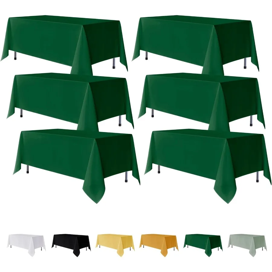 Fitale 6 Pack unter Green Recle Tale Clotes - 70 x 120 Inc - Wrinkle and Stain Resistant Faric Taleclots Wasale Polyester Tale
Fitale 6 Pack unter Green Recle Tale Clotes - 70 x 120 Inc - Wrinkle and Stain Resistant Faric Taleclots Wasale Polyester Tale