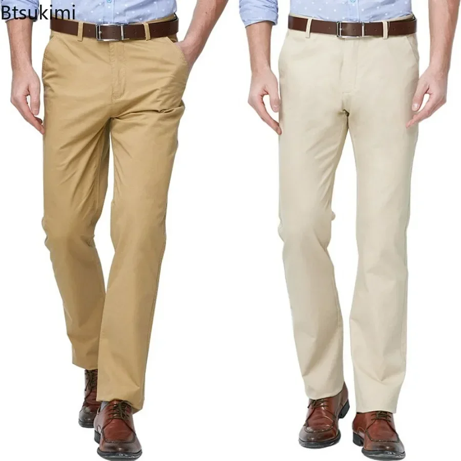 New Men's Casual Cotton Pants Formal Business Office Trousers Men Straight Stretch Solid Slim Pants Office Work Trousers for Men
New Men's Casual Cotton Pants Formal Business Office Trousers Men Straight Stretch Solid Slim Pants Office Work Trousers for Men