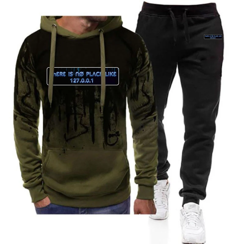 IP Address Graphic Print Men's New 2025 Autumn And Winter There Is No Place Like 127.0.0.1 Gradient Hoodies Sweatpant Suit
IP Address Graphic Print Men's New 2025 Autumn And Winter There Is No Place Like 127.0.0.1 Gradient Hoodies Sweatpant Suit