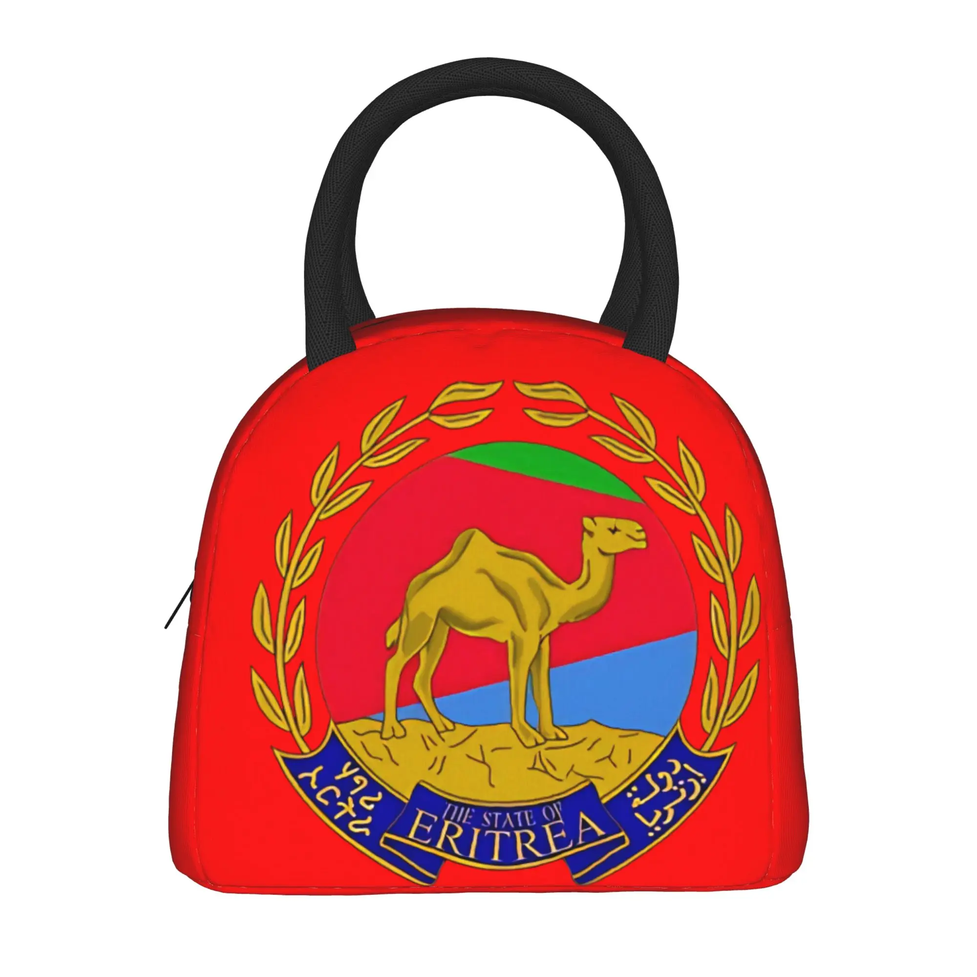 Coat of arms Eritrea Lunch Bag Eritrea Flag Portable Lunch Box Adult Travel Print Cooler Bag Casual Oxford Thermal Tote Handbags
Coat of arms Eritrea Lunch Bag Eritrea Flag Portable Lunch Box Adult Travel Print Cooler Bag Casual Oxford Thermal Tote Handbags