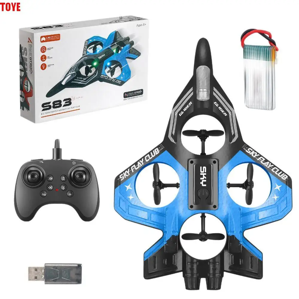 EPP Foam Remote Control Foam Fighter RC Drones Gravity Sensing Four Motor Helicopter Toy 2.4G Stunt Portable RC Hobby Jet Plane
EPP Foam Remote Control Foam Fighter RC Drones Gravity Sensing Four Motor Helicopter Toy 2.4G Stunt Portable RC Hobby Jet Plane
