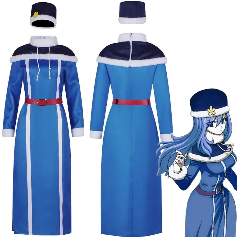 Anime FAIRY TAIL Juvia Lockser Cosplay Costume Adult Women Long Dress Cape Hat Suit Halloween Outfit Uniform Party
Anime FAIRY TAIL Juvia Lockser Cosplay Costume Adult Women Long Dress Cape Hat Suit Halloween Outfit Uniform Party