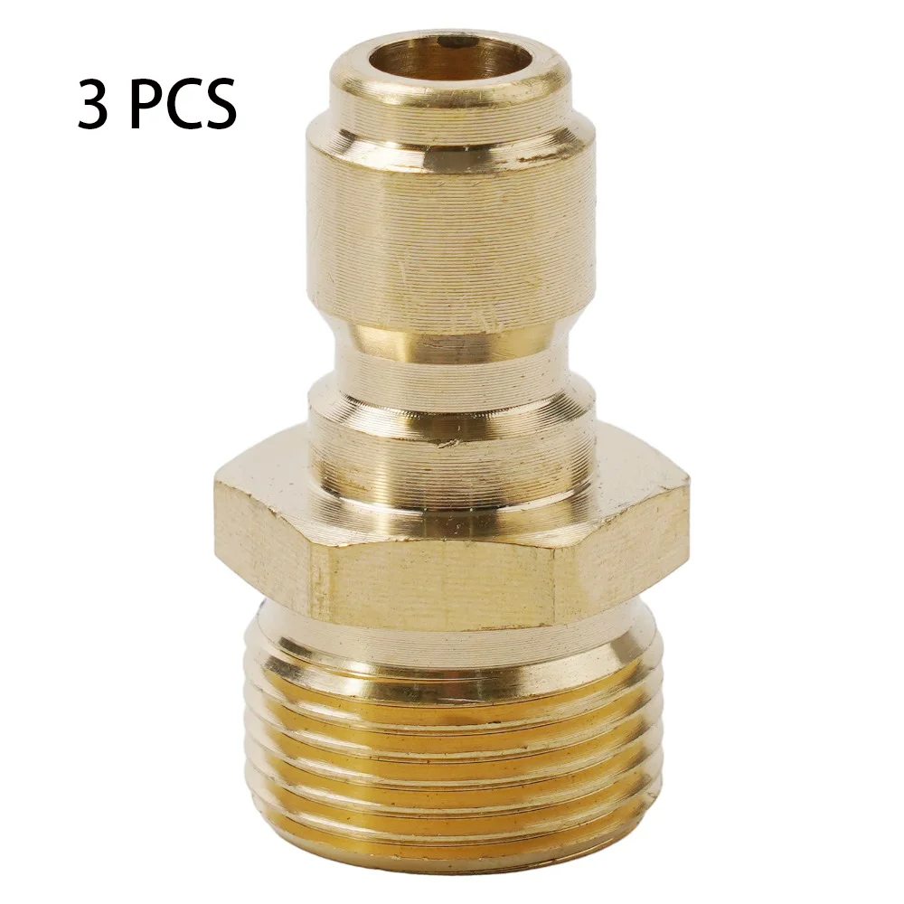 3 Pcs M22-15mm Quick Disconnect Adaptor Accessories Replacement 3/8 M22 Adapter Brass Fittings Ball Lock Design 
3 Pcs M22-15mm Quick Disconnect Adaptor Accessories Replacement 3/8 M22 Adapter Brass Fittings Ball Lock Design