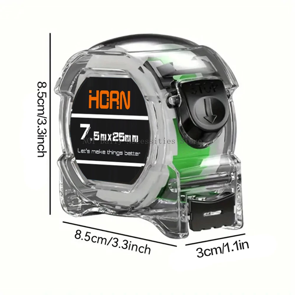 3-5-7-10 Meter Fluorescent Tape Measure Precision Thickened Scale Waterproof And Wear-Resistant Multipurpose Measuring Tool
3-5-7-10 Meter Fluorescent Tape Measure Precision Thickened Scale Waterproof And Wear-Resistant Multipurpose Measuring Tool