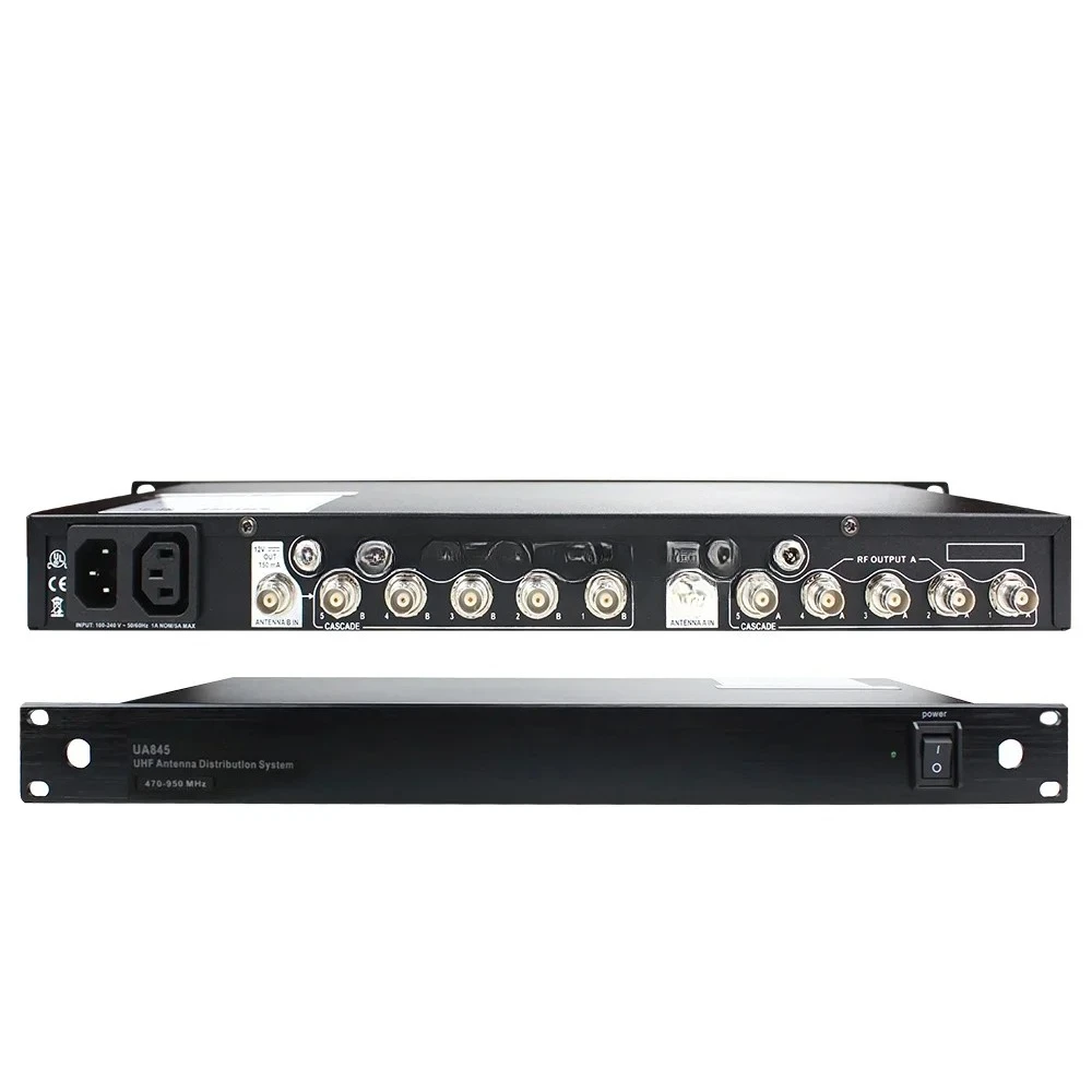 Suitable for wireless microphone system UA845/U844 active antenna splitter
Suitable for wireless microphone system UA845/U844 active antenna splitter