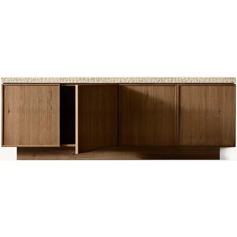 American solid wood high-end luxury side cabinet restaurant sideboard locker desktop marble design
American solid wood high-end luxury side cabinet restaurant sideboard locker desktop marble design