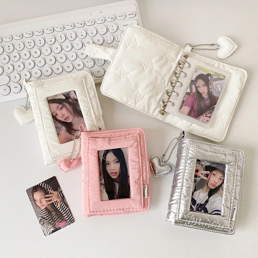 Loose-leaf Binder Korean Photocard Holder With Heart Keychain Hanging Decoration Photo Photocard Frame Korean Style
Loose-leaf Binder Korean Photocard Holder With Heart Keychain Hanging Decoration Photo Photocard Frame Korean Style