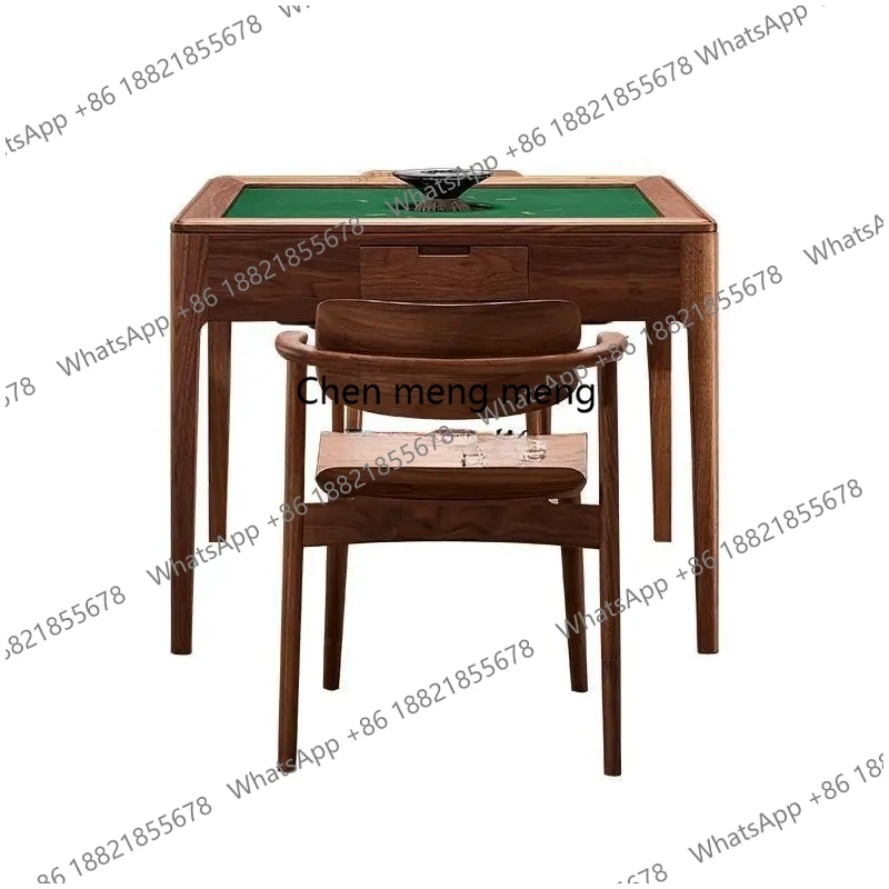New Chinese solid wood mahjong machine North American black walnut automatic mahjong table modern
New Chinese solid wood mahjong machine North American black walnut automatic mahjong table modern