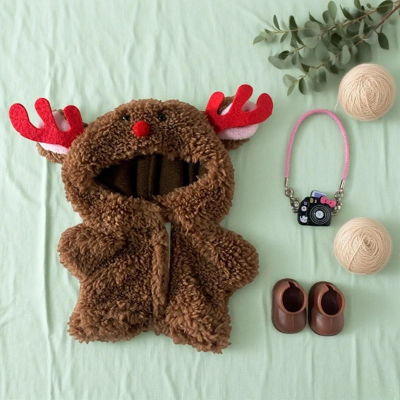 17cm Labubu I II Idol Dolls Clothes Bell Shawl Outfit Christmas Cape Snowman Deer Korea Kpop Exo Clothing Plush Doll'S Clothes
17cm Labubu I II Idol Dolls Clothes Bell Shawl Outfit Christmas Cape Snowman Deer Korea Kpop Exo Clothing Plush Doll'S Clothes