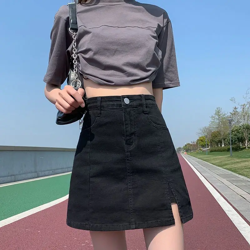Women's Petite Stretch Denim Skirt Pants 2026 Summer New Arrival High Waist Short A Line Split Bodycon
Women's Petite Stretch Denim Skirt Pants 2026 Summer New Arrival High Waist Short A Line Split Bodycon