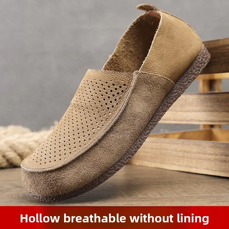 High End Men's Shoes New Genuine Leather Loafers Men's Casual One Foot Loafers Retro Fashion Sneakers Shoes Men Leather Original
High End Men's Shoes New Genuine Leather Loafers Men's Casual One Foot Loafers Retro Fashion Sneakers Shoes Men Leather Original