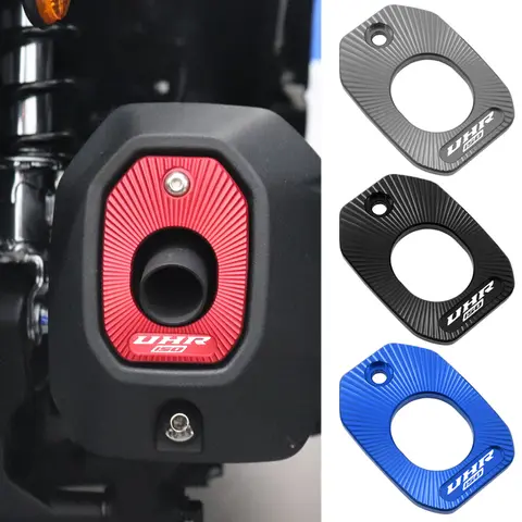 Accesorios de motocicleta CNC, cubierta protectora Dhield de calor de escape de aluminio para HAOJUE UHR150 UHR 150 UHR125 UHR 125