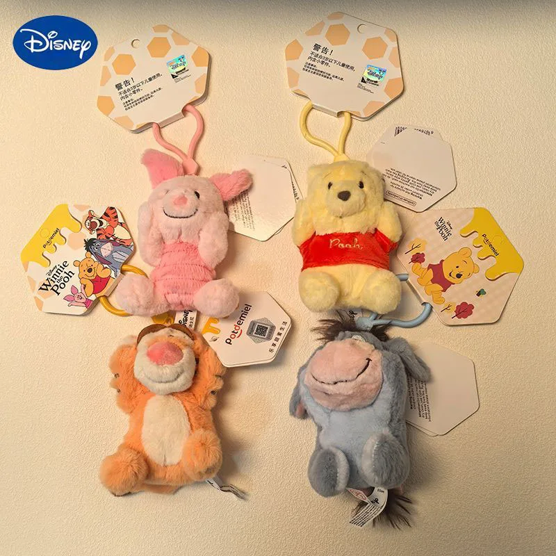 Disney Winnie the Pooh Piglet Tigger Plush Keychain Cute Bag Pendant Doll for Car Decoration gift for girls friends kawaii
Disney Winnie the Pooh Piglet Tigger Plush Keychain Cute Bag Pendant Doll for Car Decoration gift for girls friends kawaii
