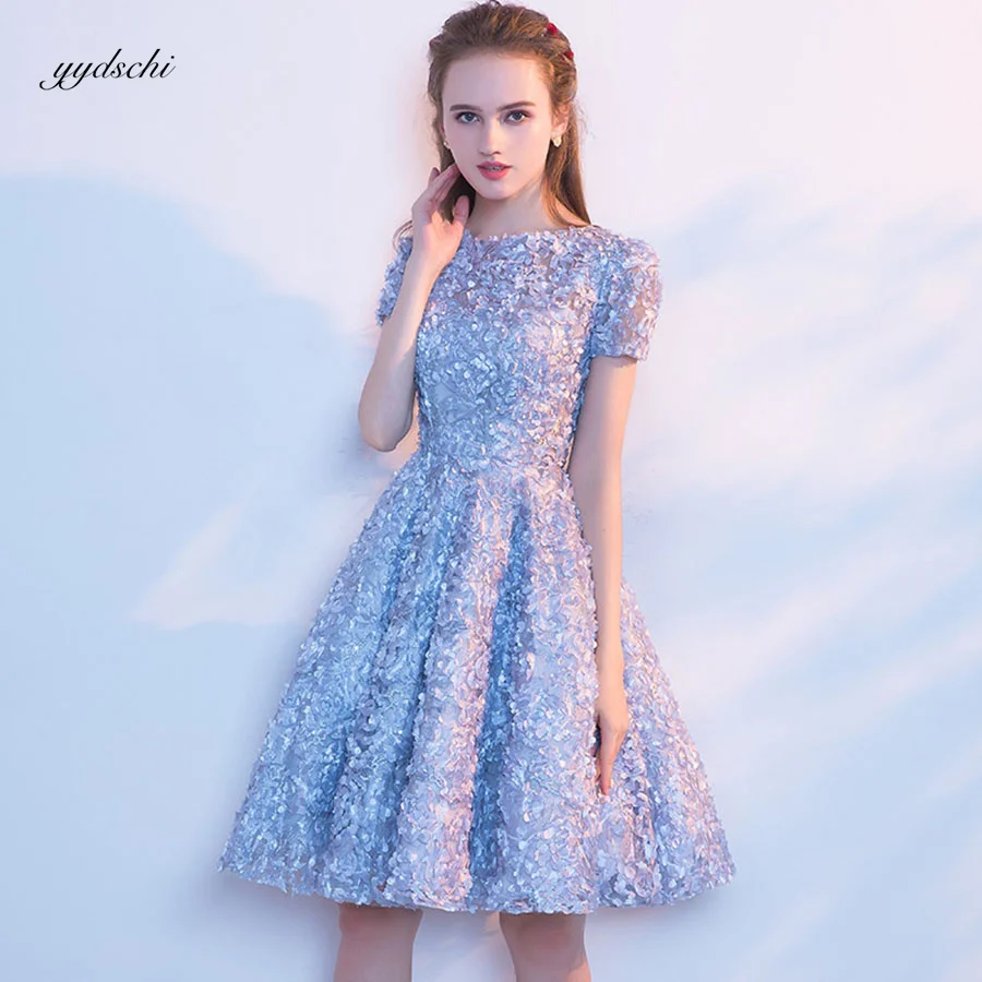 Sky Blue Short Prom Dresses Slim Fit Bridesmaid Off The Shoulder Short Sleeve O-Neck A-Line Birthday Elegant Evening Party Gown
Sky Blue Short Prom Dresses Slim Fit Bridesmaid Off The Shoulder Short Sleeve O-Neck A-Line Birthday Elegant Evening Party Gown