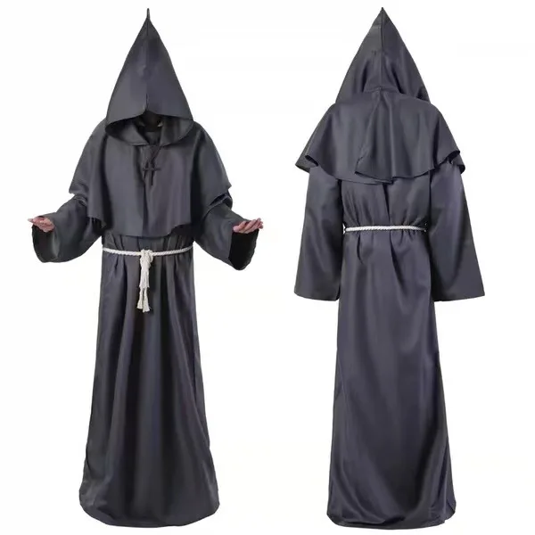 Halloween cosplay costume medieval monk robe wizard costume priest costume COS costume stage costume
Halloween cosplay costume medieval monk robe wizard costume priest costume COS costume stage costume