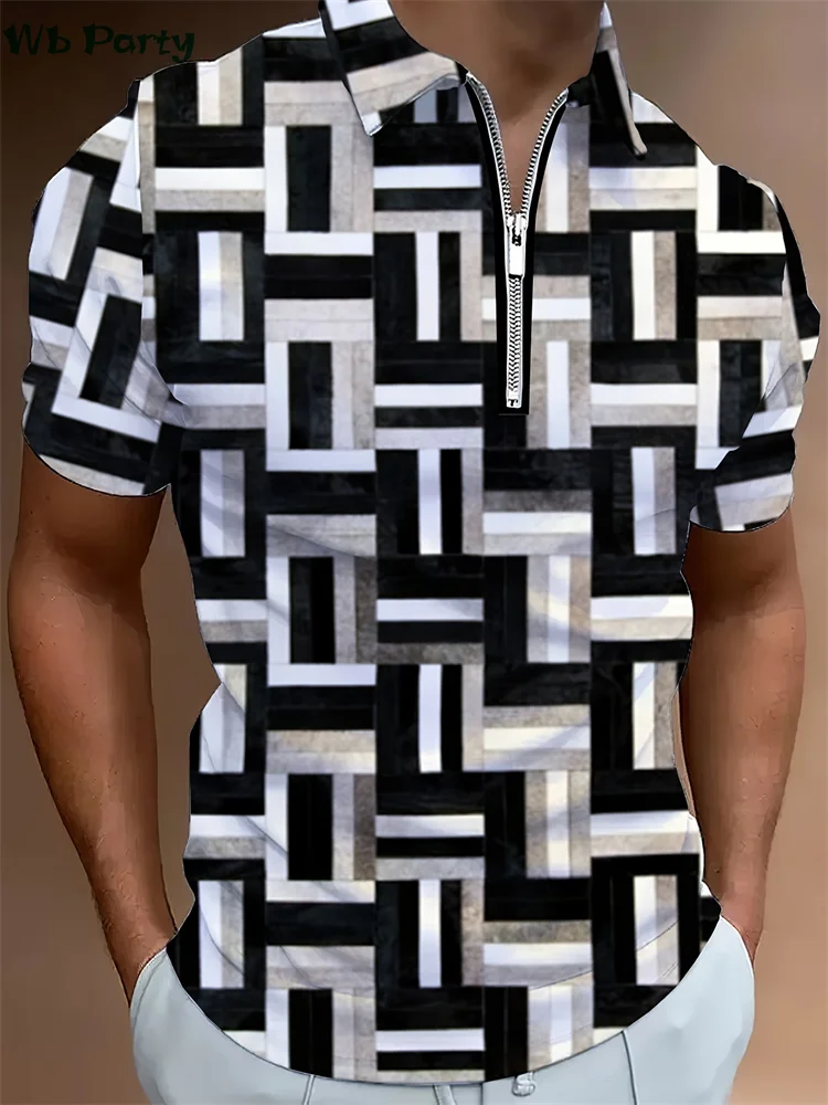 Simple Plaid Print T shirt Men Fashion T-shirts for Men Casual Loose Men's Plaid Polo Shirt for Men Lapel Polo T shirt Man Tops
Simple Plaid Print T shirt Men Fashion T-shirts for Men Casual Loose Men's Plaid Polo Shirt for Men Lapel Polo T shirt Man Tops
