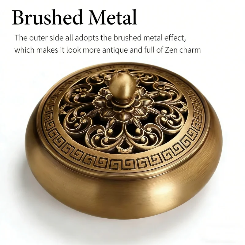 1pcs Brass Incense Tool Starter Home Room/bedroom/living Room/study/office/tea Room/Yoga Room/Hotel Seal Incense Supplies
1pcs Brass Incense Tool Starter Home Room/bedroom/living Room/study/office/tea Room/Yoga Room/Hotel Seal Incense Supplies